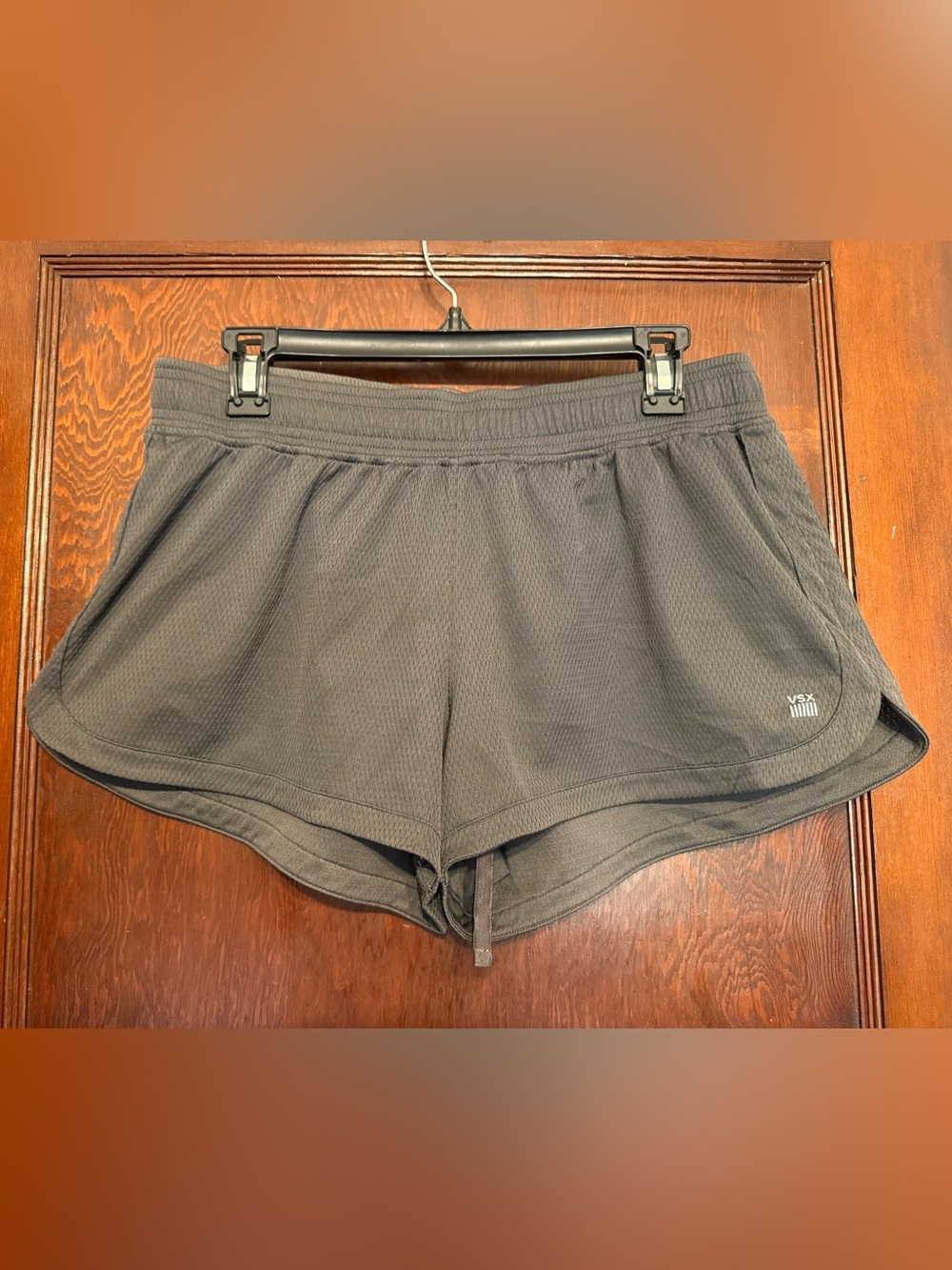 Victoria’s Secret Sport VSX Women's Charcoal Gray Mesh Athletic Shorts, size L